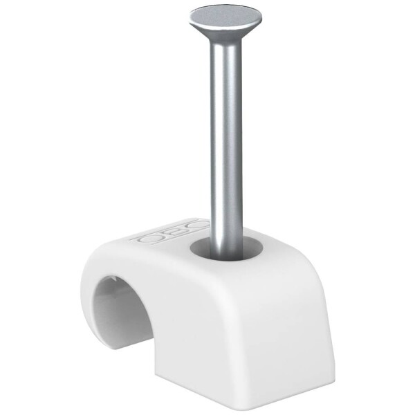 OBO Bettermann 2228422 Spona na hřebíky 100 ks čistě bílá