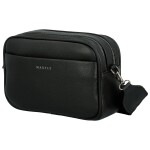 Stylová dámská koženková crossbody kabelka MaxFly Tarja, černá