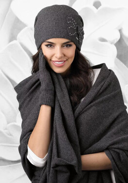 Dámská šála 01 tmavě šedá - Kamea UNI tmavě šedá
