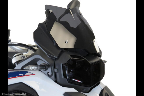 Bmw F 850 GS 18-23, F 850 GS Adventure 18-23, F 900 GS Adventure 24-26 Adventure Sports plexi štít Powerbronze 245mm - matná safírově modrá