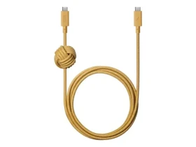 Native Union Anchor Cable USB-C - USB-C 3m žlutá (ACABLE-C-KFT-NP)