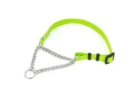 FENICA Obojek iQsil polostahovací zelený / Pro psy / Nylonový / 15 mm / 35-50 cm (8592644102049)
