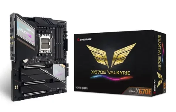 Biostar X670E VALKYRIE / AMD X670 / DDR5 / SATA III RAID / USB / GLAN / M.2 / sc.AM5 / ATX (X670E VALKYRIE)