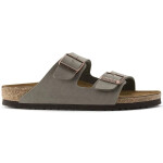 Dámské/pánské žabky Birkenstock Arizona Birko-Flor Nubuck Stone Regular Wide Grey (0151211) 48