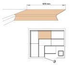 Rohový sedák Cariitti Taive Koivu, pravý modul 107cm C1603133L