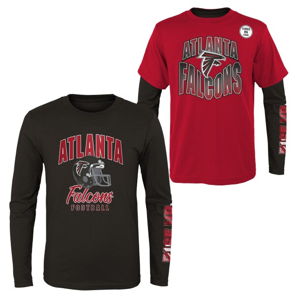 Outerstuff Dětské tričko Atlanta Falcons NFL Game Day 3-in-1 Combo Shirt (YOUTH)