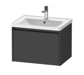 DURAVIT - Ketho.2 Umyvadlová skříňka 44x63x46 cm, 1 zásuvka, grafit mat K25082049490000