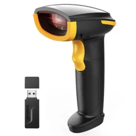 Inateck BCST-21 černá/žlutá / Snímač 1D čárových kódů / Bluetooth / dosah až 100 m (BCST-21_BLACK)