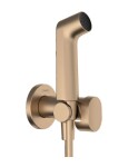 HANSGROHE - Bidetová baterie pod omítku, se sprškou, kartáčovaný bronz 29232140