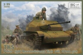 IBG Models TKS Tankette w/ wz.38 FK-A 20mm Gun & 2 fig. 35046 1:35