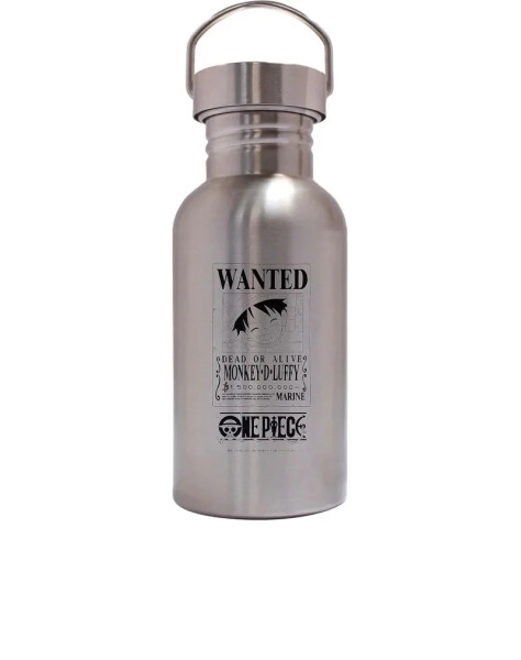 One Piece Láhev na pití nerezová 500 ml - Wanted Luffy
