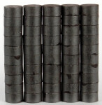 Magnety kulaté 10mm/50ks - šedé