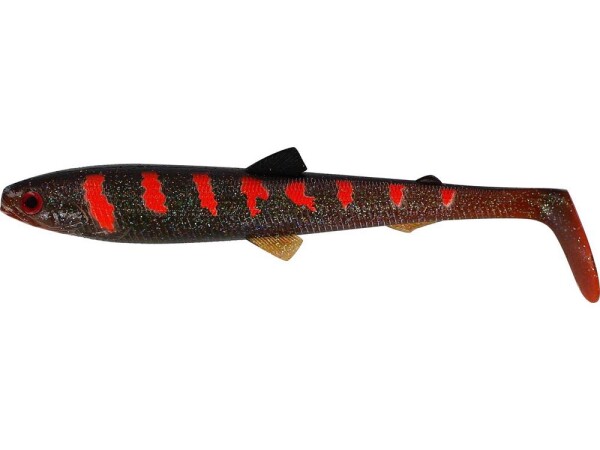 Westin Gumová nástraha BullTeez Shadtail Motoroil Blood - 18cm 53g,Westin Gumová nástraha BullTeez Shadtail Motoroil Blood - 18cm 53g