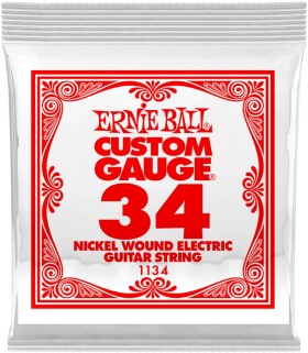 Ernie Ball 1134 Nickel Wound Single .034
