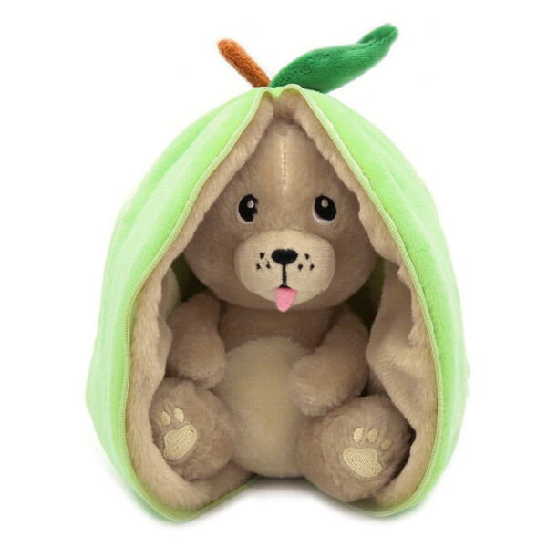 Flipetz 2v1 Plyšový pes/Jablko - Crocket 20 cm