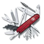 VICTORINOX Kapesní nůž CYBER TOOL 41 červená transparentní (1.7775.T)