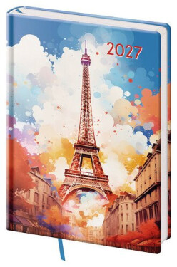 Diář 2027 denní A5 Vario Lyra - Paris