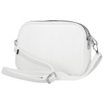 Trendy dámská koženková crossbody kabelka Teressa, bílá