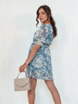 RIVIERA modré šaty FashionStreet EY2494 L