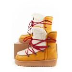 D.Franklin sněhule dámské zimní módní kožešina zateplené hořčice dámské 39