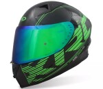 Helma na moto Xrc Drod black/green - 2Xl / černá