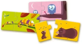 DJECO Puzzle Zvířecí maminky a mláďata