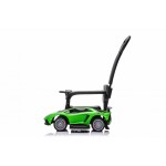 Mamido Dětské odrážedlo auto s vodící tyčí Lamborghini Aventador SV zelené