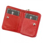 Luxusní dámská kožená peněženka Gregorio Edin, červená