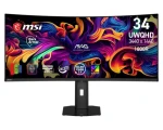 34.18" MSI MAG 341CQP X28 černá / Monitor / UWQHD / QD-OLED / 21:9 / 280 Hz / 0,03 ms / HDMI+DP+USB-C (MAG 341CQP QD-OLED X28)