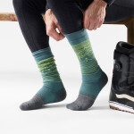SMARTWOOL Snowboard Full Cushion Iguchi OTC Socks, Dusty Teal (vzorek) velikost: L