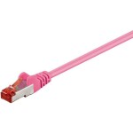MicroConnect SSTP620PI RJ45 síťové kabely, propojovací kabely 20 m růžová 1 ks