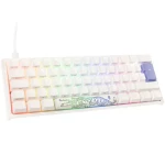 Ducky One 2 Pro Mini Kailh Brown bílá / herní klávesnice / podsvícená / mechanická / drátová USB-C / DE (DKON2061ST-KDEPDWWTK2)