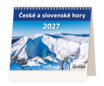 Stolní kalendář 2027 Helma Minimax České a slovenské hory