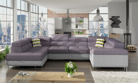 Sedací souprava Letto Provedení: Levá U, látka: Soro 65/ Soro 83 + polštáře: Zigzag 53