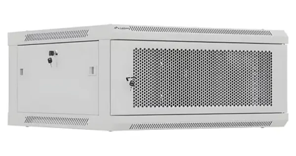 Lanberg WF01-6604-23S šedá / Nástěnný rozvaděč / 19" / 4U / 600x600 mm / nosnost 60 kg (WF01-6604-23S)