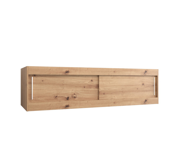 Nástavec na skříň Abi Barva korpusu: Dub artisan, Rozměry: 180 cm, Dveře: Dub artisan