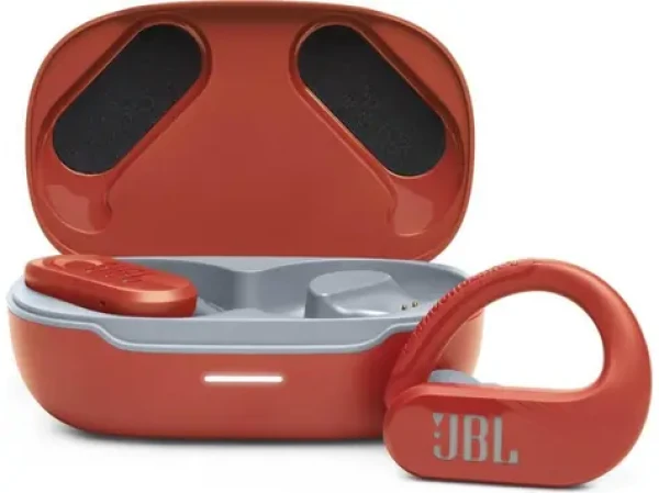 JBL Endurance Peak 3 Red / sluchátka s mikrofonem / BT (692581932359)
