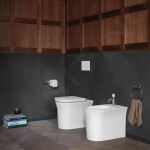 DURAVIT - White Tulip Stojící WC, zadní odpad, Rimless, s WonderGliss, bílá 20010900001