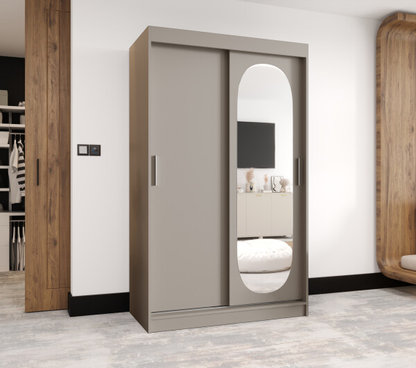 Šatní skříň Abi Royal Rozměry: 120 cm, Barva korpusu + barva dveří: Kašmír + Kašmír