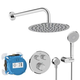 IDEAL STANDARD - CeraTherm Navigo Sprchový set s termostatem pod omítku, s tělesem, 3 proudy, průměr 25 cm, chrom A7771AA