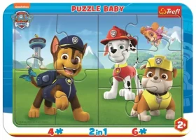 Trefl - Puzzle - Baby puzzle Šťastná Tlapková patrola 2v1