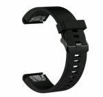 FIXED Silicone Strap řemínek pro Garmin QuickFit 20mm černý FIXSST-QF20MM-BK