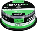 Intenso DVD-R 4,7GB / Optické médium / 16x / 25 ks / Spindl (4101154)