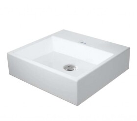 DURAVIT - Vero Air Umyvadlo nábytkové 50x47 cm, bez přepadu, bez otvoru pro baterii, WonderGliss, bílá 23505000791