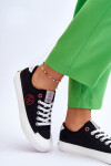 Dámské Cross Jeans Fabric Sneakers LL2R4044 Černé 36
