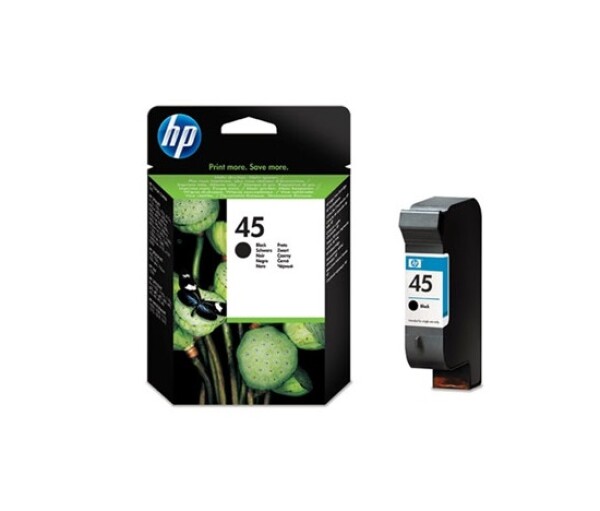 HP 45 Black Ink Cart, 42 ml, 51645AE (930 pages) EDF_670665