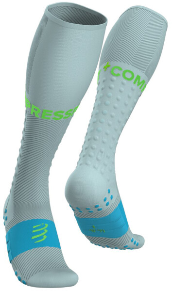 Kompresní podkolenky Compressport Full Socks Run - Ether/Norse Blue Velikost: EU 45-48