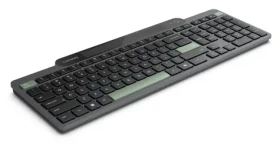 Lenovo Self-Charging Bluetooth Keyboard černá / Bezdrátová klávesnice / CZ layout / Solární dobíjení / USB-C (4Y41R69509)