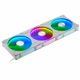 PHANTEKS D30 PWM Regular Airflow D-RGB bílá 3ks / 140mm / Hydrodynamic Bearing / 1800 RPM / 71.9 CFM / 4-Pin + 3-Pin (PH-F140D30_DRGB_PWM_WT01_3P)