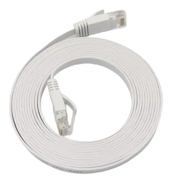 MicroConnect CAT6a U/UTP FLAT 1m bílá / Patch kabel (V-UTP6A01W-FLAT-LSZH)